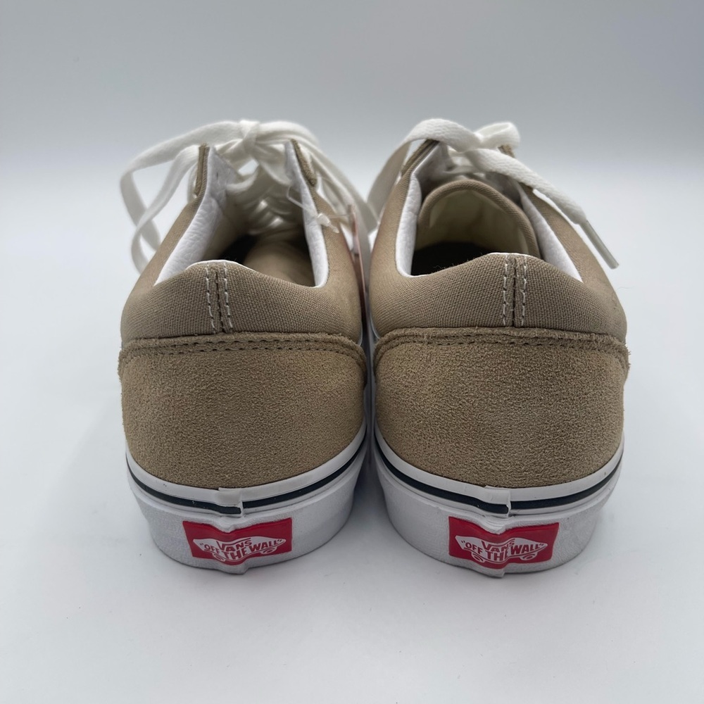 Van Old Skool Tan/White Shoe w/ Black Foxing Suede/Canvas M-8.0 W-9.5 NWOB - Picture 5 of 7